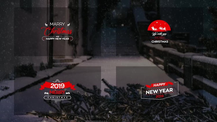 Christmas Titles 4k: After Effects Templates