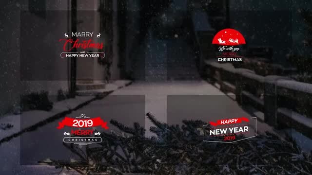 Christmas Titles 4k: After Effects Templates