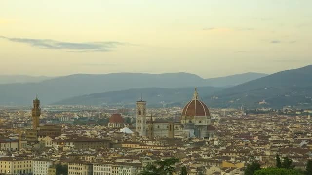 Time Lapse Of Florence City: Stock Video