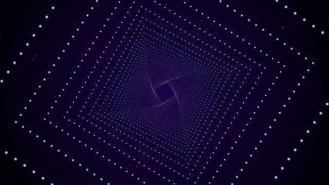 Diamond Outline Magic Tunnel: Stock Motion Graphics