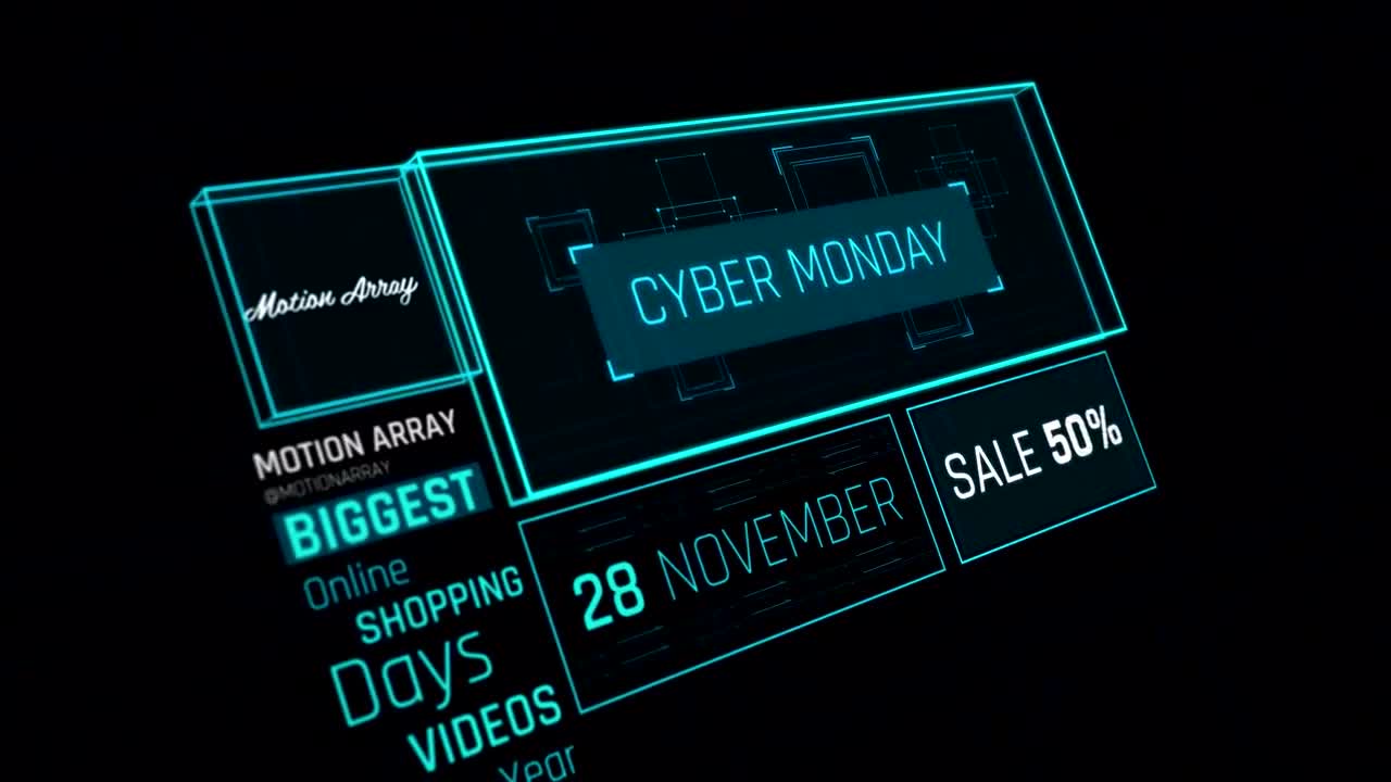 Cyber Monday Promo - After Effects Templates | Motion Array