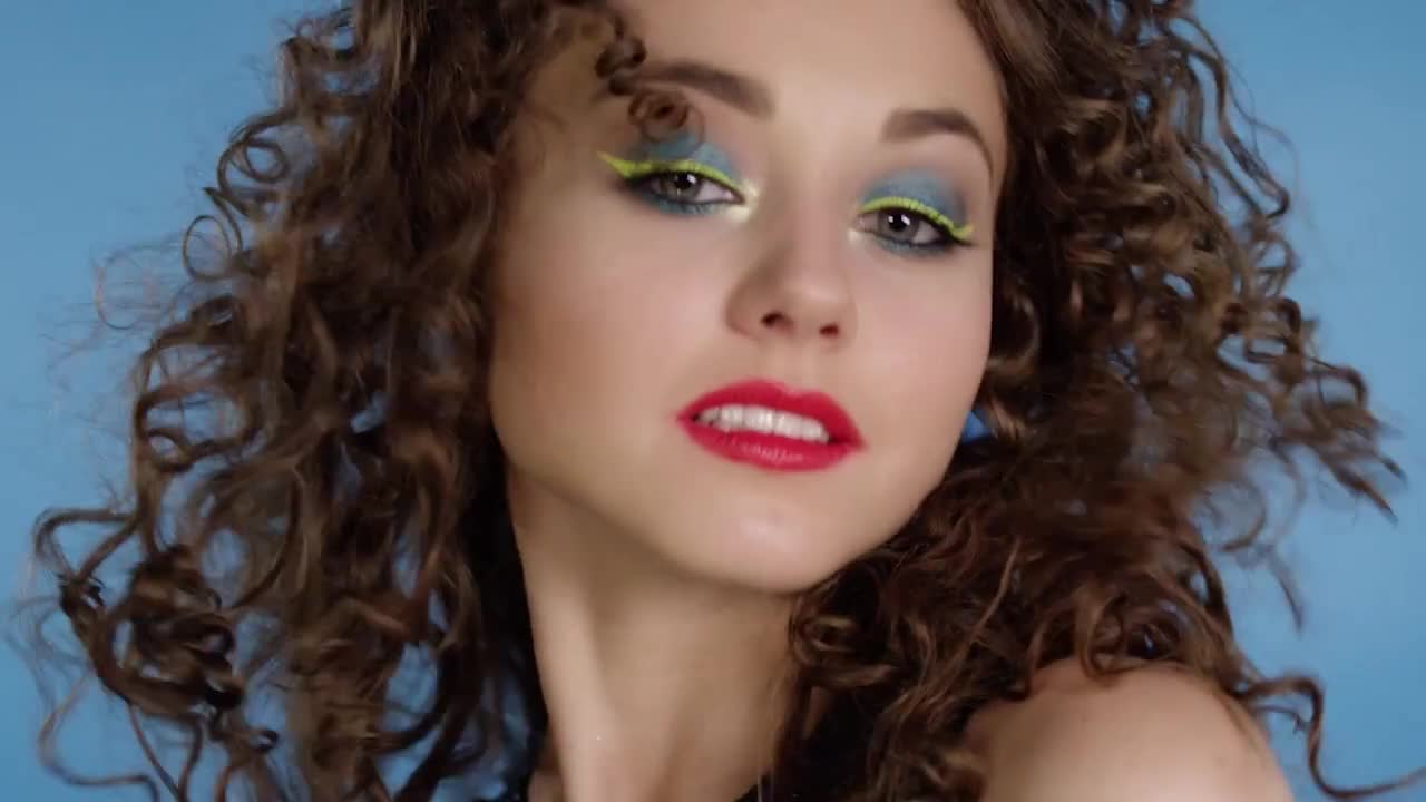 80s Makeup Style Stock Video Motion Array