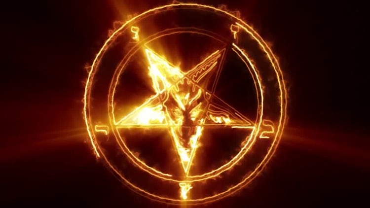 Baphomet Pentagram Symbol - Motion Graphics | Motion Array