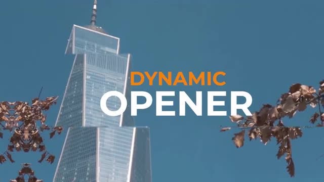 Dynamic Opener: Premiere Pro Templates