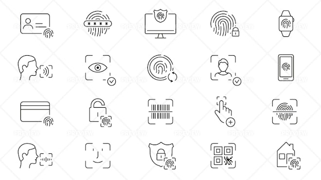 Face id - Free technology icons