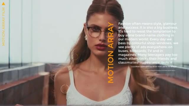Fashion Opener: After Effects Templates