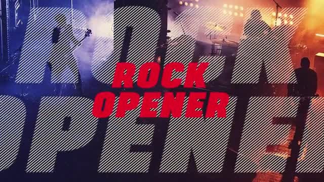 Rock Opener: Premiere Pro Templates