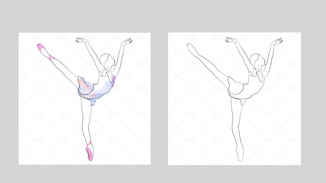 Drawing Ballet Steps Ballet Dancer Drawing Steps