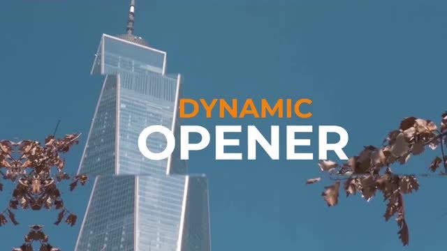 Dynamic Opener: After Effects Templates