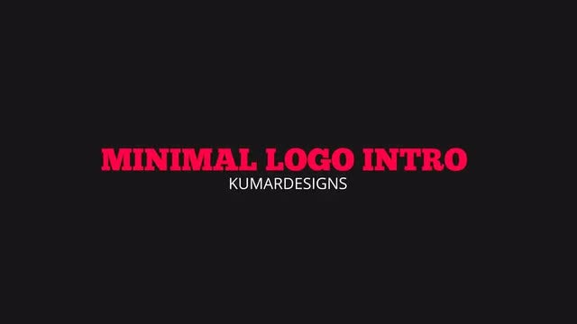 Minimal Logo Intro: After Effects Templates