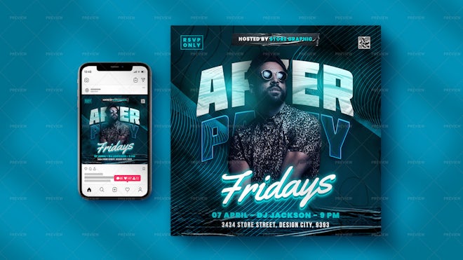 Night Club Flyer - Graphics | Motion Array