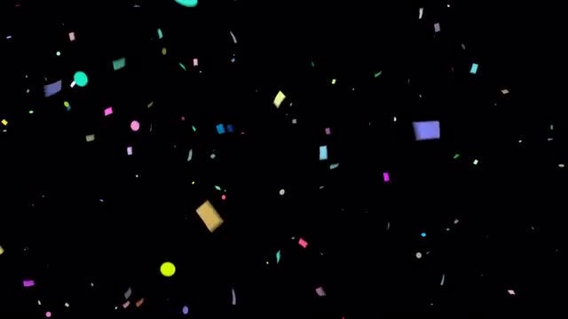 Confetti Rain Pack: Stock Motion Graphics