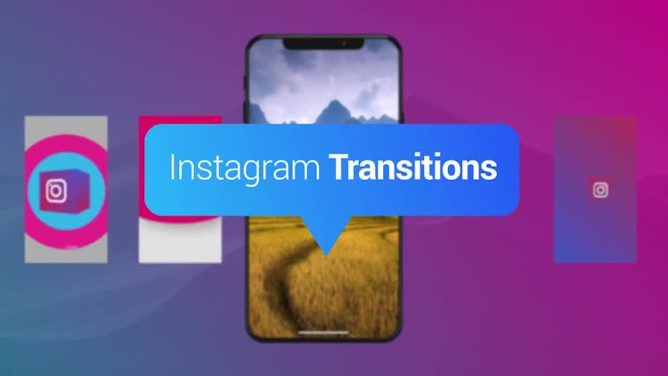 15 Instagram Vertical Transitions: After Effects Templates