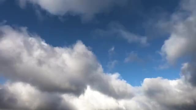 Time Lapse Of White Clouds: Stock Video