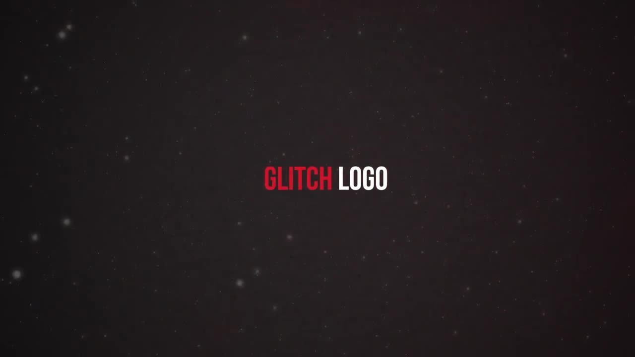 Prlogo模板 Glitch Logo Reveal Music 143813 Le Shu