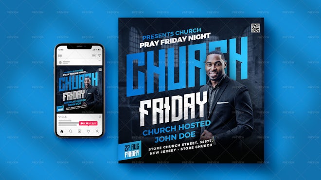 Church Flyer - Graphics | Motion Array