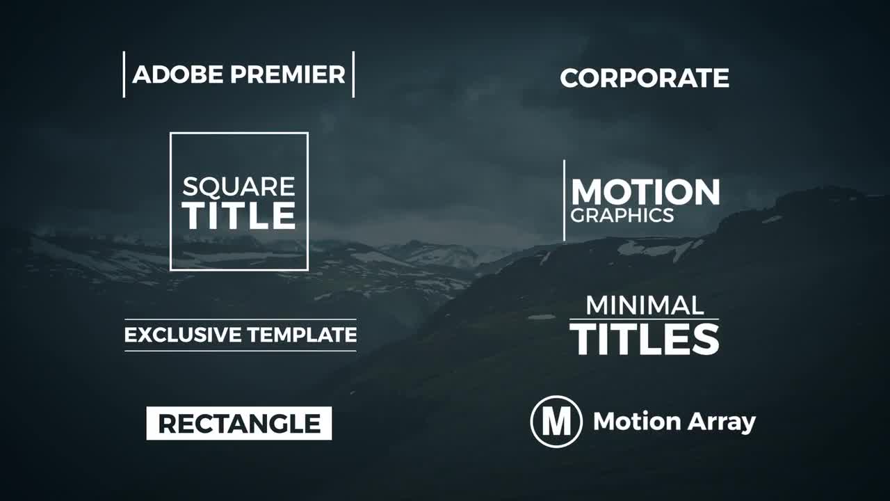 title templates premiere