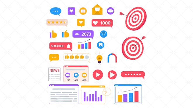 29 Social Media Marketing Elements Graphics Motion Array 29 Social Media Marketing Elements Graphics Motion Array