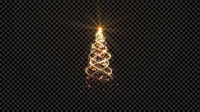 swirling lights elegant christmas