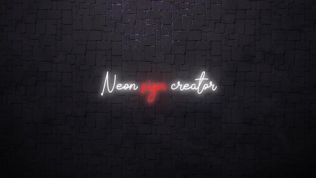 Neon Sign Creator: Premiere Pro Presets