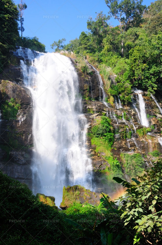 Wachirathan Waterfall Northern - Stock Photos | Motion Array