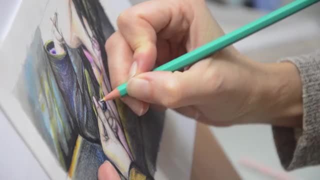 Drawing: Stock Video