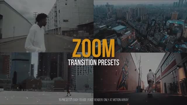 Zoom Prensition Presets - Premiere Pro Presets | Motion Array