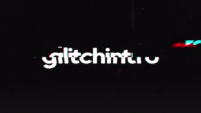 Glitch Intro: After Effects Templates