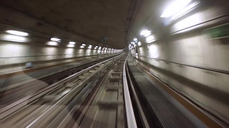 Underground Tunnel: Stock Video