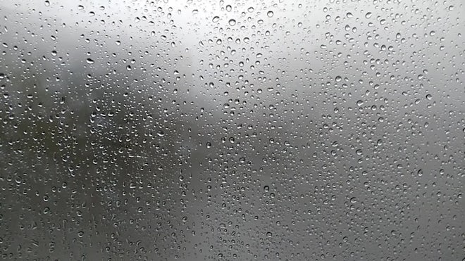 Rain Drops On Window Glass Stock Video Motion Array