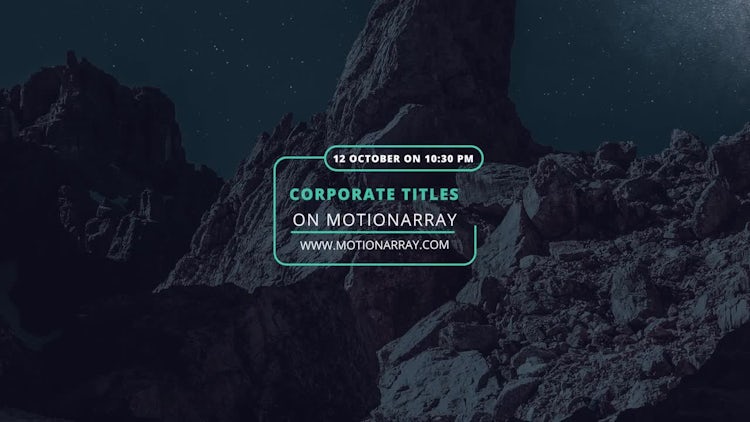 4K Event Corporate Titles: Premiere Pro Templates