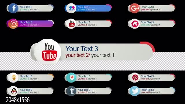 3D Lower Thirds: After Effects Templates
