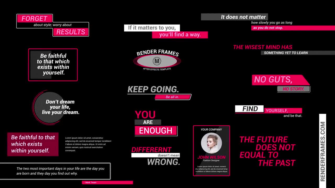 Unique Titles After Effects Templates Motion Array