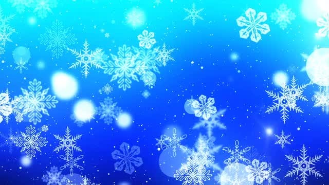 Unique Snowflakes Winter Background Pack: Stock Motion Graphics