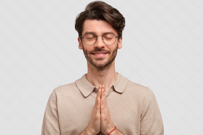 Man Praying - Stock Photos | Motion Array