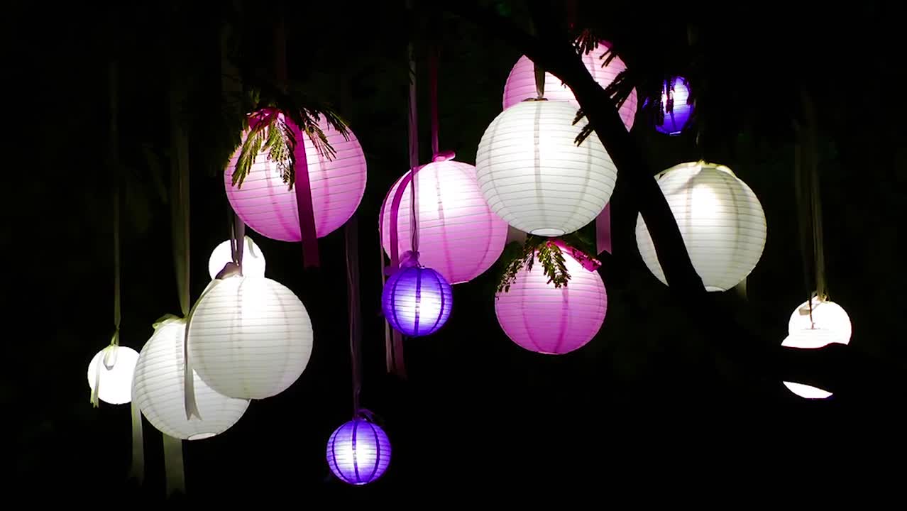 Colorful Lights Stock Video Motion Array