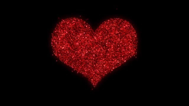 Shimmering Red Particles Valentine Pack: Stock Motion Graphics