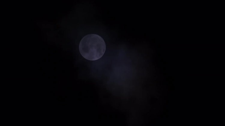 Dim Full Moon: Stock Video
