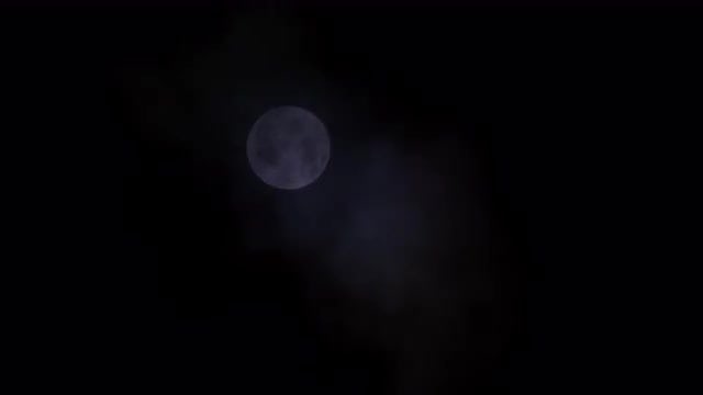 Dim Full Moon: Stock Video