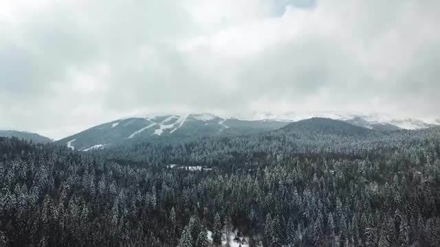 Mountain Aerial Footage: Stock Video