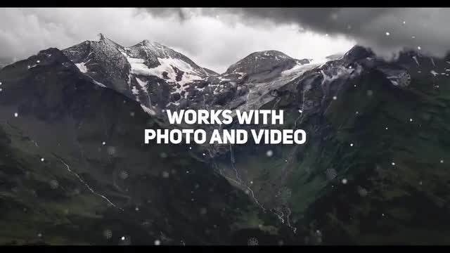 Christmas Snow Transitions Pack: Premiere Pro Templates