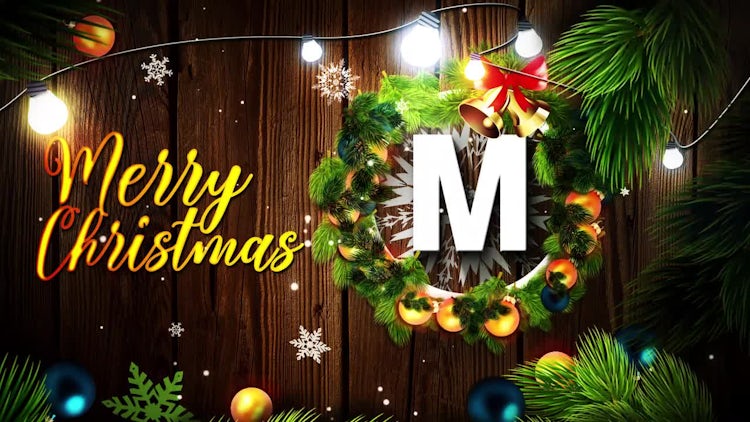 Merry Christmas Logo: After Effects Templates