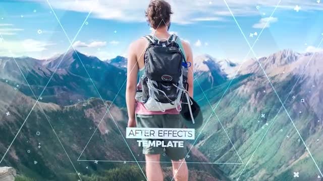 Сolorful Parallax Slideshow: After Effects Templates