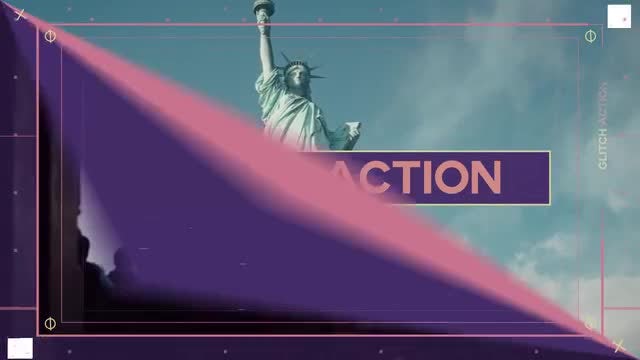 Glitch Action Slides: After Effects Templates