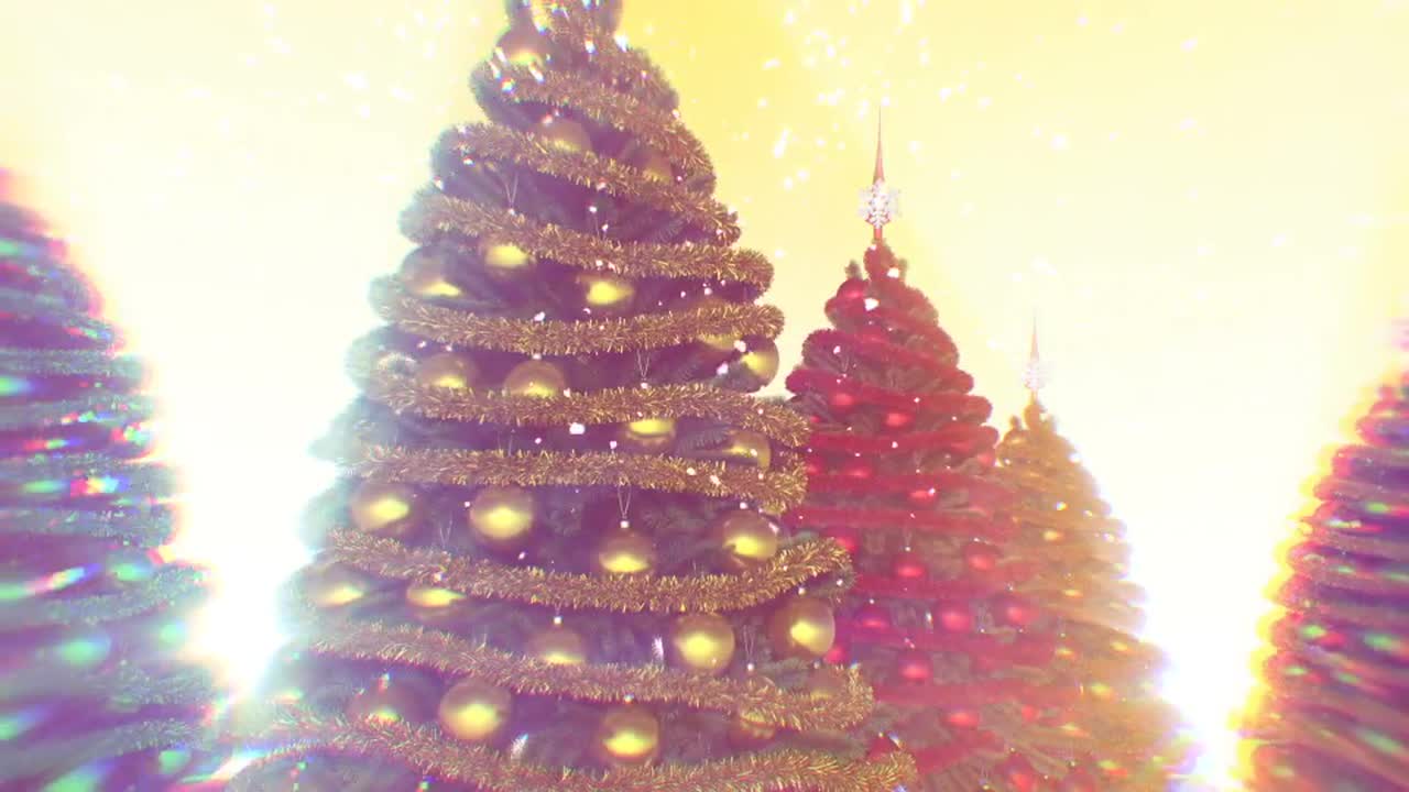 Rotating Christmas Trees Pack Stock Motion Graphics Motion Array