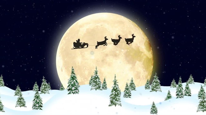 Hỡi các bạn! Hãy cùng xem hình về ông già Noel và chiếc xe trượt tuyết điều khiển bởi những chú tuần lộc đáng yêu như thế nào đi nào! Sẽ không có gì tuyệt vời hơn trong mùa giáng sinh này.