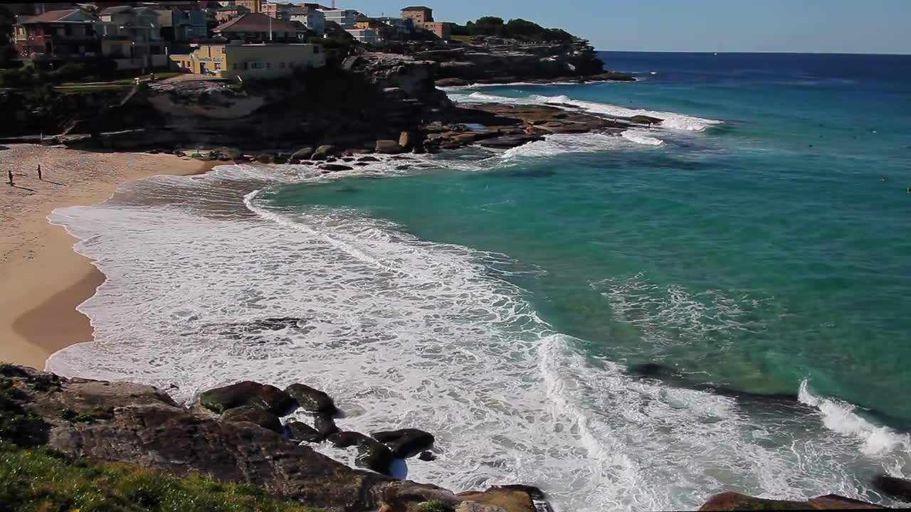 Tamarama Beach Sydney Stock Video Motion Array