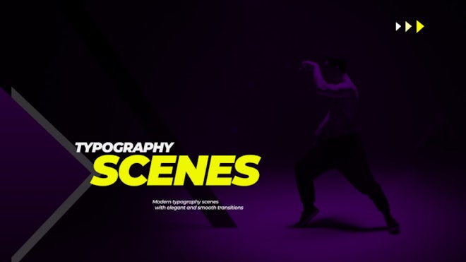 Stylish Typo Scenes Freebies template preview