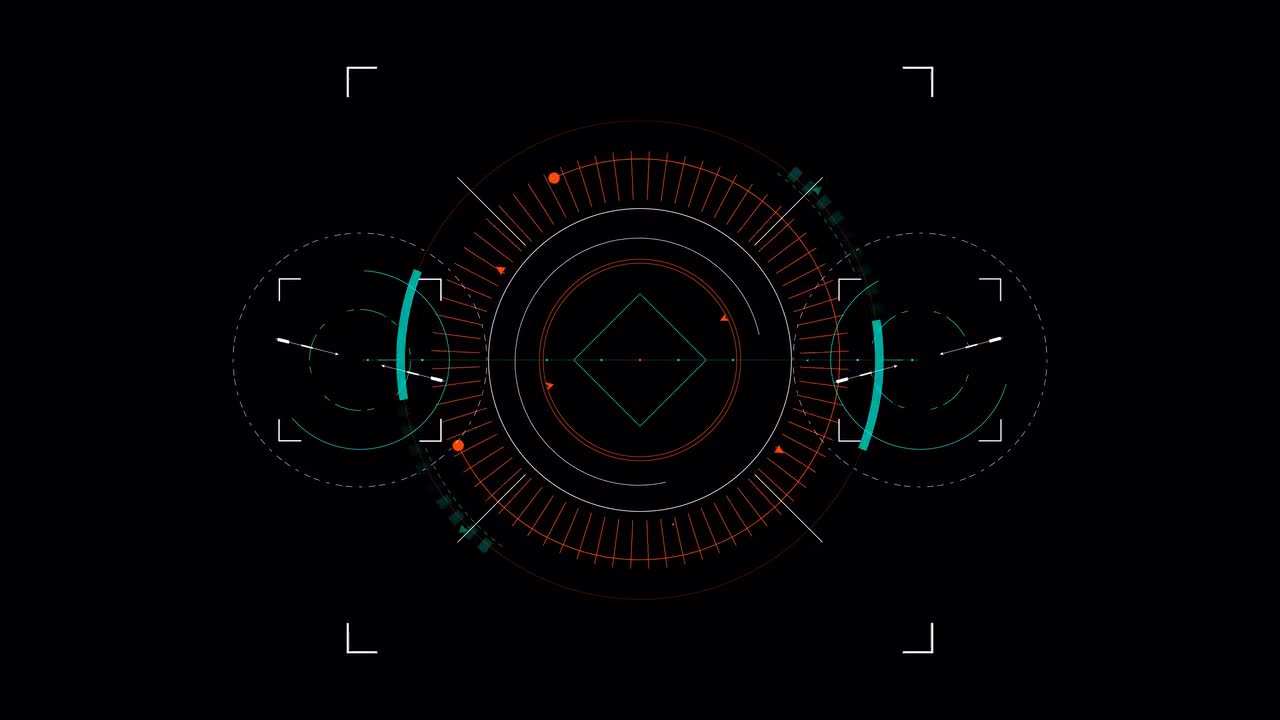 Round HUD Lock-In Target Element - Stock Motion Graphics | Motion Array