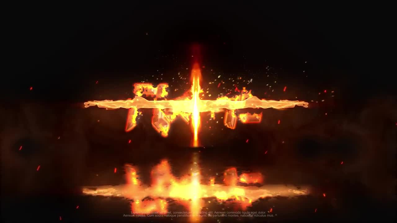 adobe after effect cs5 title fire intro template